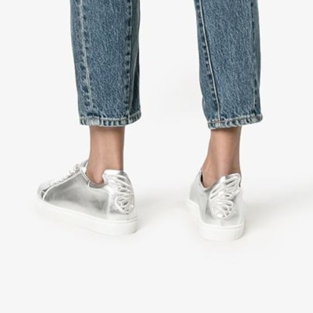 Sophia Webster Metallic Bibi Butterfly Sneakers
